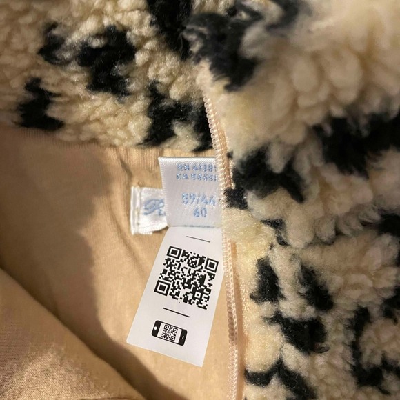 Ralph Lauren Baby Girl Leopard Print Fleece Jacket Sz 3M Fleece Zip Up Pony Logo - Picture 9 of 9